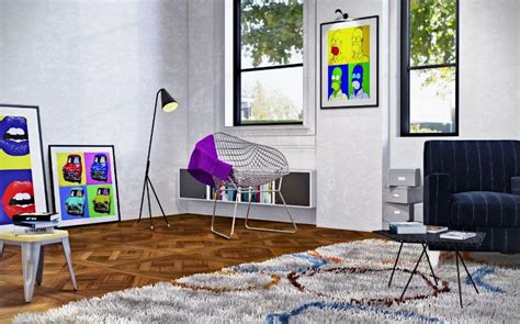 Add Some Vibrant Color and Funkiness to Your Living Room with Pop Art!