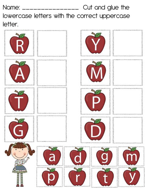 Upper Case Lower Case Matching Worksheets