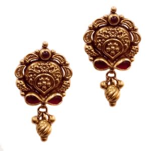 Mgdm Precious Stone Bridal Drops Mahalaxmi Jewels