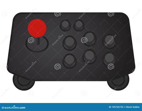 Arcade Joystick Controller Line Art Icon For Apps Or Website Cartoon