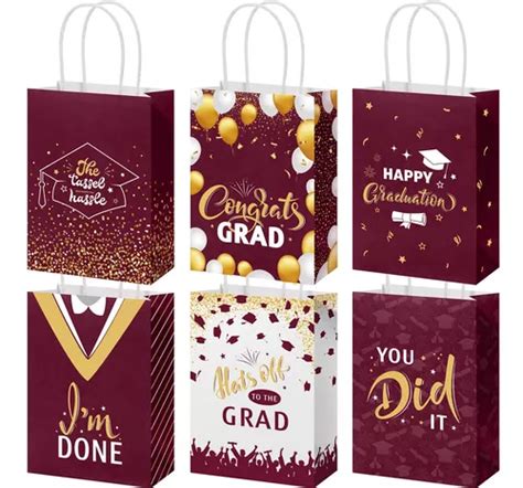 Bolsas De Regalo Graduaci N Con Asas Unidades Es