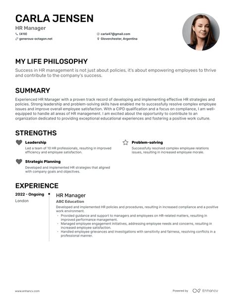 3 Hr Manager Resume Examples And How To Guide For 2024