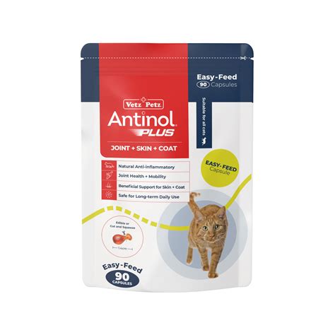 Antinol®️ Plus For Cats Easy Feed Capsules Antinol Australia