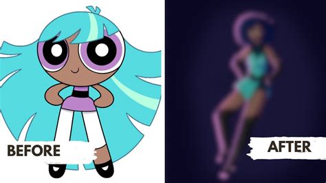 Redesigning Bliss From Powerpuff Girls Youtube