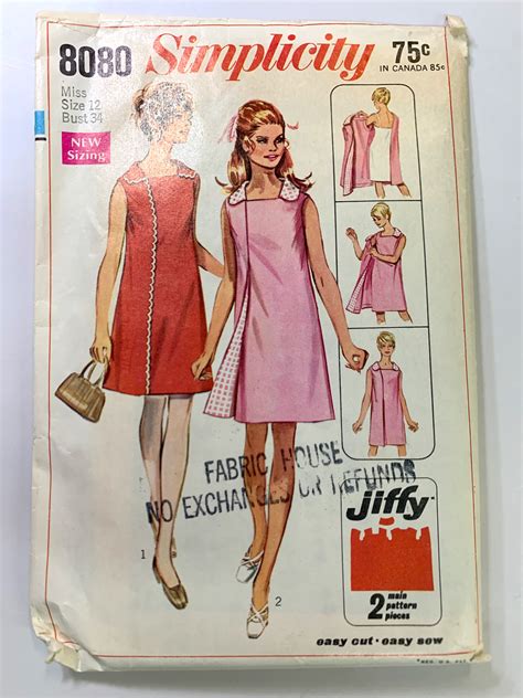 Vintage Simplicity Pattern No S Sewing Pattern S