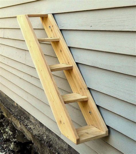 Outdoor Cedar Cat Wall System Stair Ladder Weather Etsy Outdoor