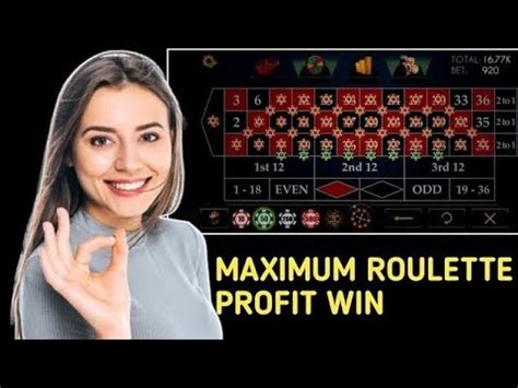 Maximum Roulette Profit Winning Strategy Roulette Strategy To Win