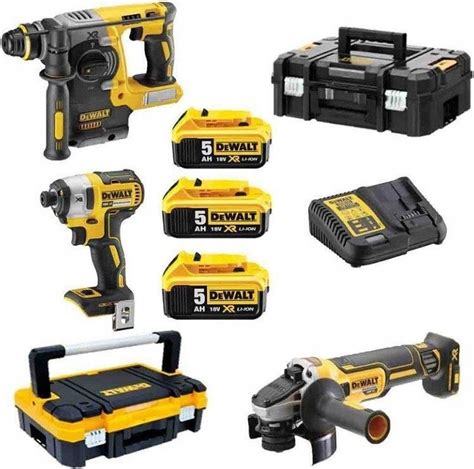 DEWALT ZESTAW COMBO 18V DCF887 DCH273 DCG405 DCK narzędzia