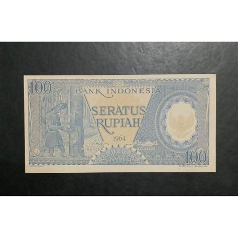 Jual UANG KUNO 100 RUPIAH BIRU SERI PEKERJA TAHUN 1964 BARU Shopee