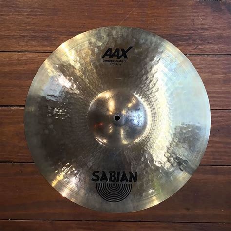 USED Sabian AAX 17 Concept Crash Cymbal CC1 Reverb