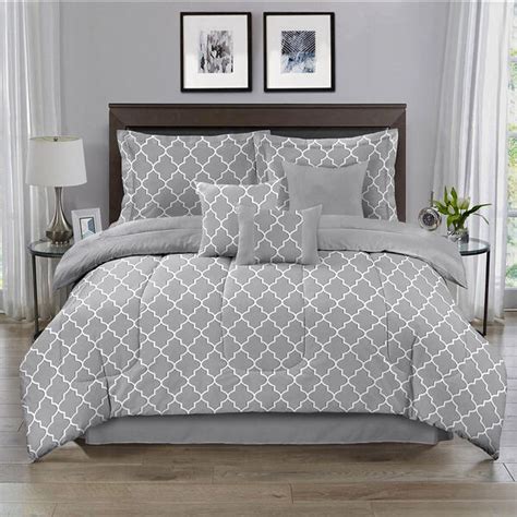 Ashley Cooper™ Geometric 7pc Reversible Comforter Set Boscovs