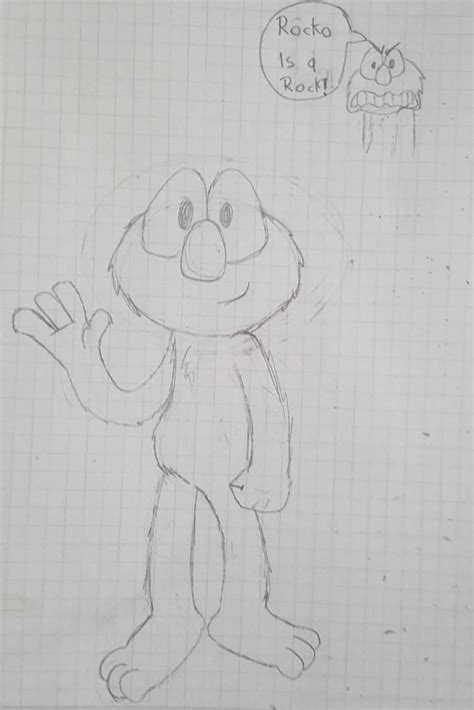 Elmo drawing by Pipetoad19 on DeviantArt