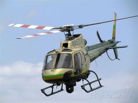 Eurocopter As Astar Flying In The Sky