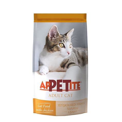 Appetite Tavuklu Yetişkin Kedi Maması 15kg Satın Al Petimce