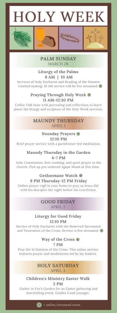 Holy Week 2021 St Johns Episcopal Church