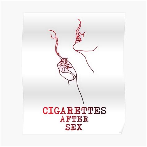 Cigarettes After Sex Poster For Sale By CSGLOBALCo Redbubble