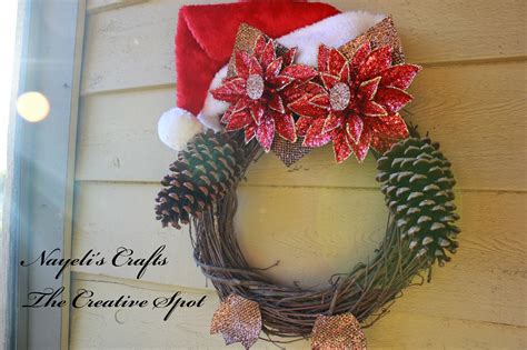 Nayeli S Crafts The Creative Spot Santa Owl Wreath