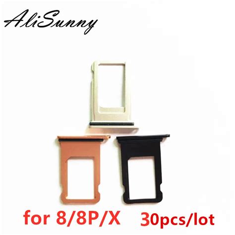 Alisunny Pcs Sim Card Tray Holder Slot For Iphone Plus X P G Xr