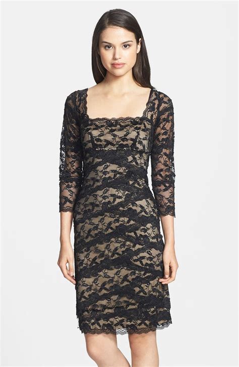 Marina Tiered Lace Sheath Dress Nordstrom