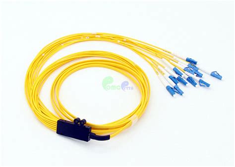 Cores Ribbon Fanout Fiber Optic Pigtail Lc Upc Single Mode