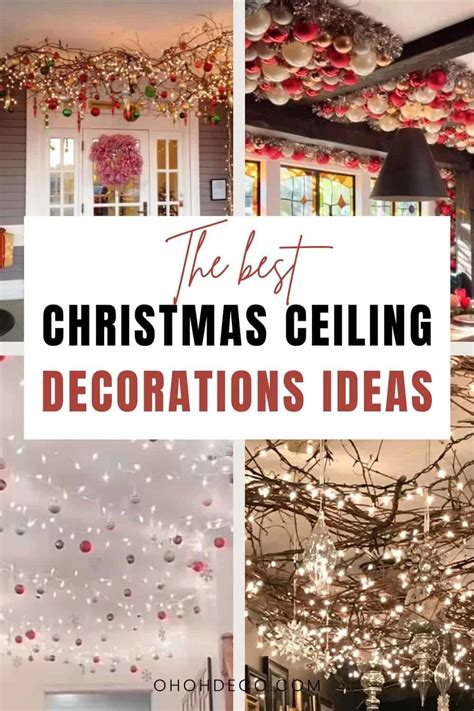 Get Creative: Christmas Ceiling Decorations ideas to Elevate Your ...