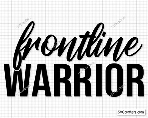 Frontline Warrior Svg Nurse Life Svg Nurse Svg Nursing Svg Etsy