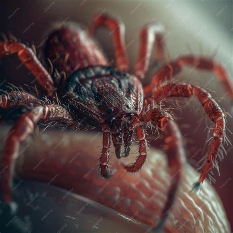 Insect monster bites encephalitis tick macro dust mite horrible