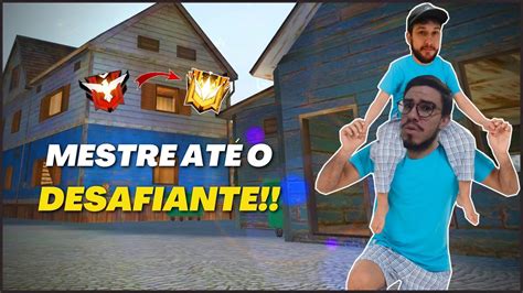 FREE FIRE AO VIVO NA BUSCA DO DESAFIANTE NO CS RANQUEADO YouTube