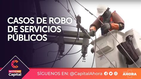 Aumento en casos de robo de servicios públicos en Bogotá YouTube