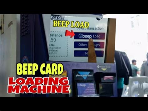 Paano Mag Load Sa Beep Card Machine Mrt Lrt Beep Card Vending