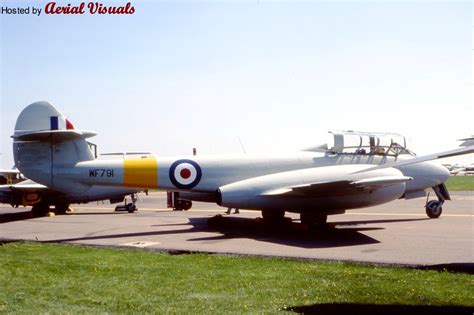 Aerial Visuals Airframe Dossier Gloster Meteor T 7 S N WF791 RAF