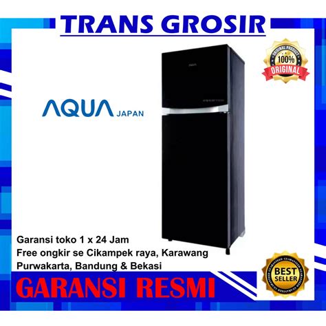 Jual Kulkas Aqua Pintu Aqr D Inverter Secikampek Raya Shopee