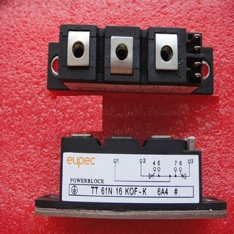 Thyristor Module TT61 N 12 KOF K at Rs 01 number इनफनयन थयरसटर