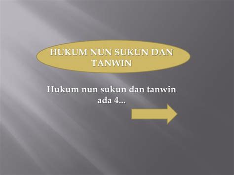 PPT - HUKUM NUN SUKUN DAN TANWIN Hukum nun sukun dan tanwin ada 4 ...