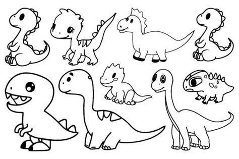 Cute Dinosaur Drawings