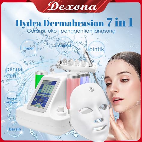 Jual 7 In 1 Hydra Aqua Dermabrasion Peel Hydrogen Pdt Mask Oxygen Rf