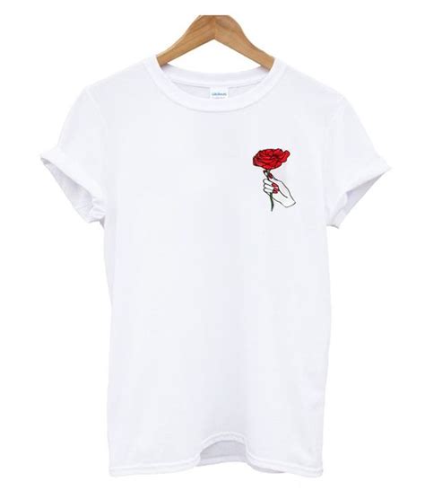 Red Rose T Shirt Rose T Shirt Cool T Shirts T Shirt