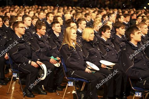 Swearingin Ceremony Policemen Policewomen Nrw Editorial Stock