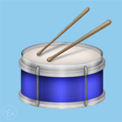 Drum Emoji Its Finally Here Lot Riot