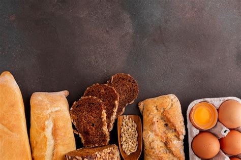 Free Photo Assortment Of Bread With Eggs