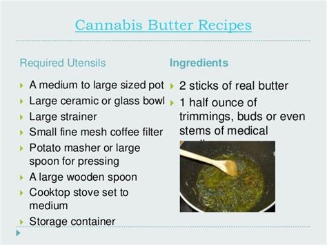 How to Make Marijuana Butter