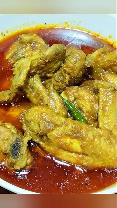 Chicken Wings Curry Recipe 😋 Shorts Youtube