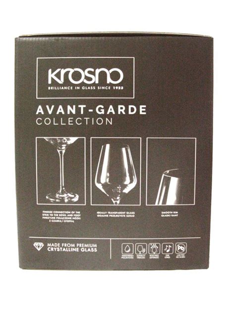 Lote Copas Cristal Transparente Vino Tinto Ml Avant Garde