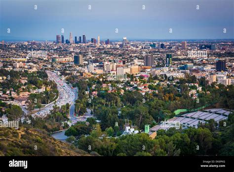 Downtown From Hollywood Bowl Overlook Hi Res Stock Photography And