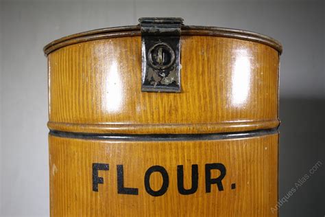 antiques atlas large  century antique flour bin  period paint