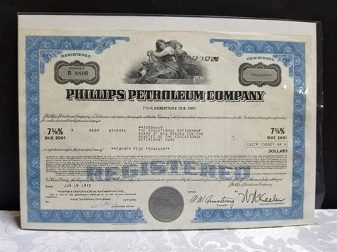 Lot - Phillips Petroleum Stock Certificate