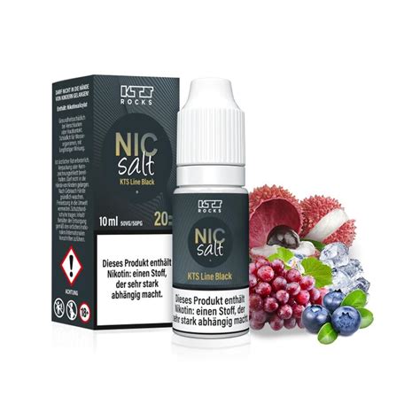 KTS Nikotinsalz Black 20mg Ml 10ml Dampftbeidir