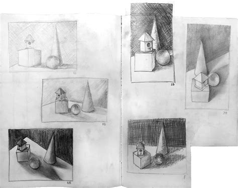 Still Life Thumbnail Sketches Citra Luna Martha