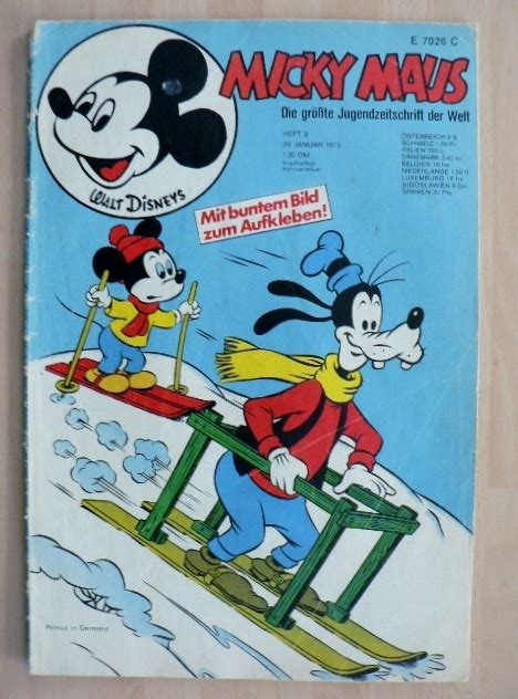 Micky Maus Heft 3 1973 Ehapa Comic Contor