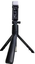 Buy Wrapadore Black Abs Plastic Stainless Steel Selfie Stick Tripod